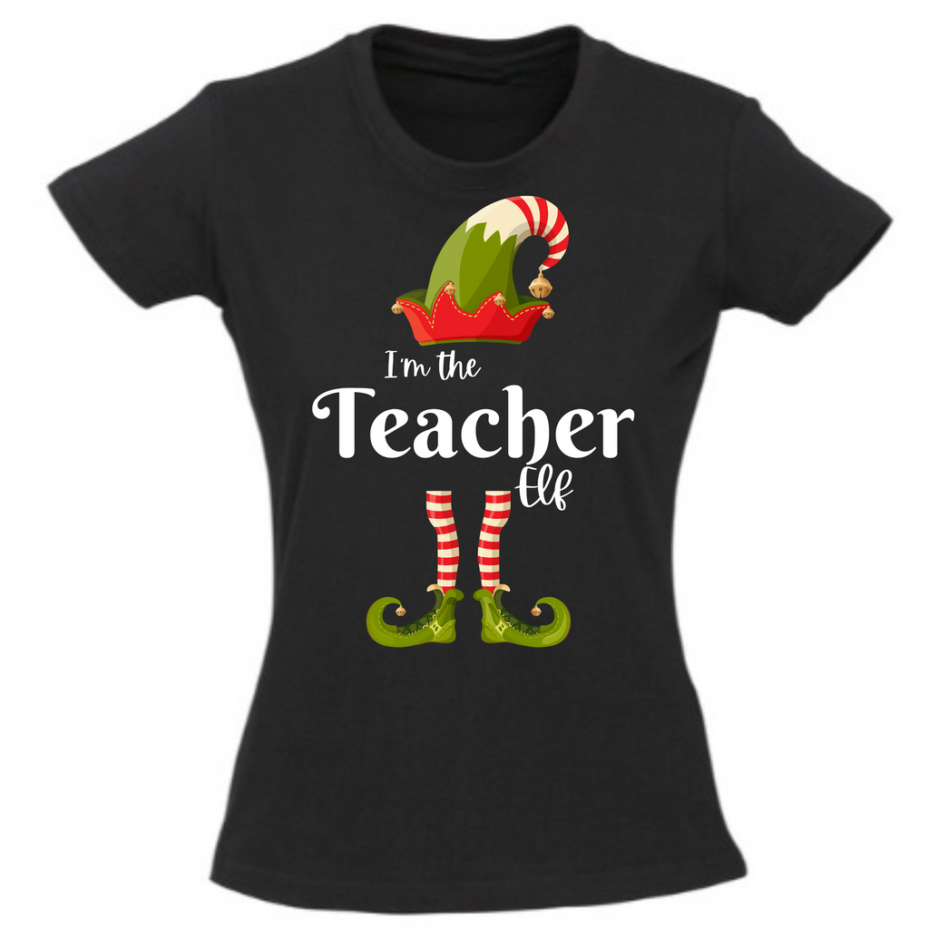 Elf Squad - Christmas Fun t-shirt - I'm the Teacher Elf - Ladies' t-shirt