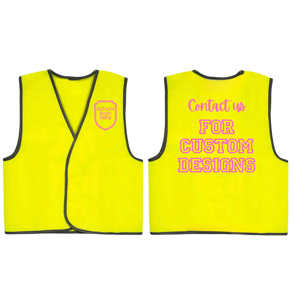 STUDENT - Kid's Hi Vis Vests for Class or School Groups - Bulk order available