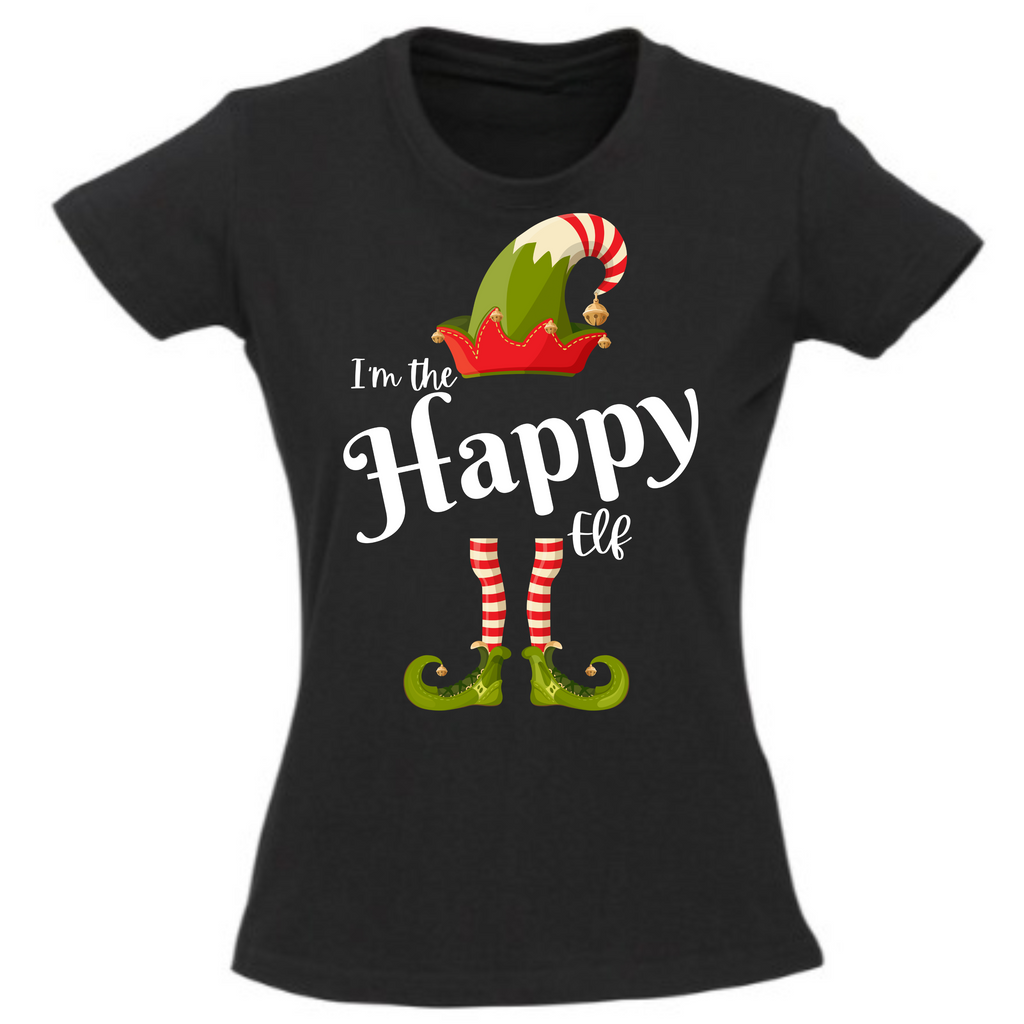 Elf Squad - Christmas Fun t-shirt - I'm the Happy Elf - Ladies' t-shirt