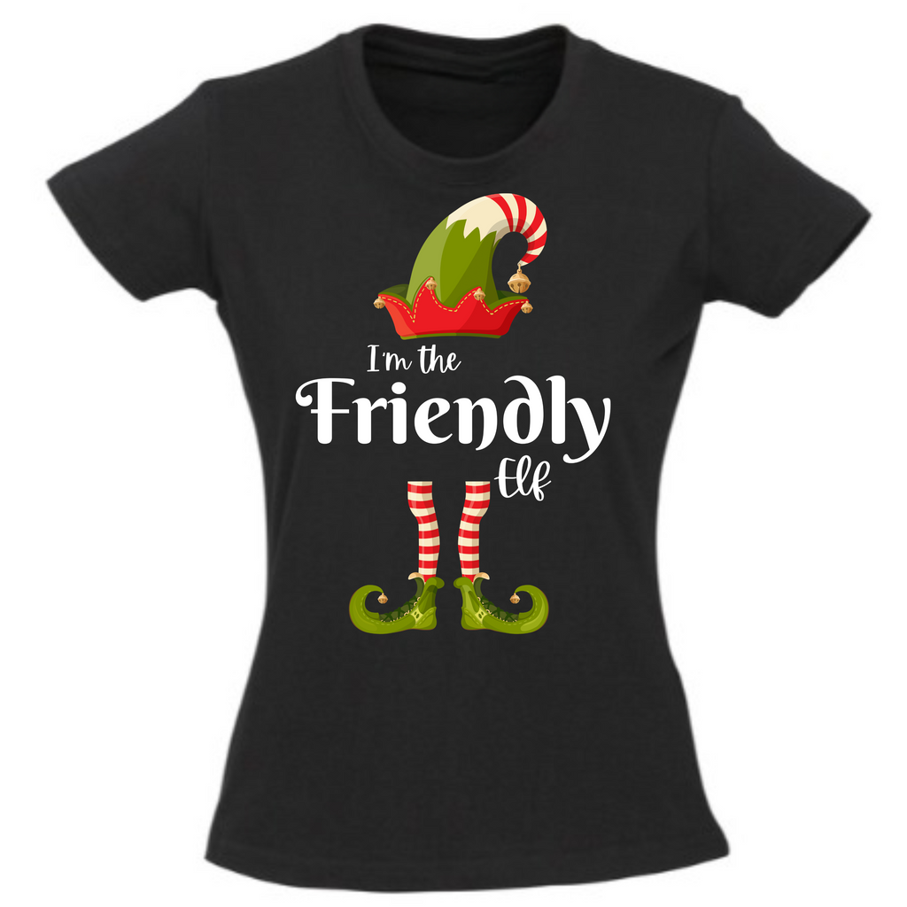 Elf Squad - Christmas Fun t-shirt - I'm the Friendly Elf - Ladies' t-shirt