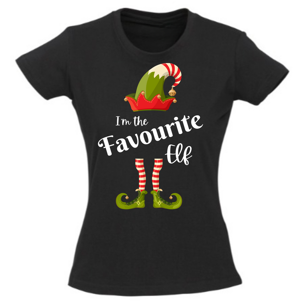 Elf Squad - Christmas Fun t-shirt - I'm the Favourite Elf - Ladies' t-shirt