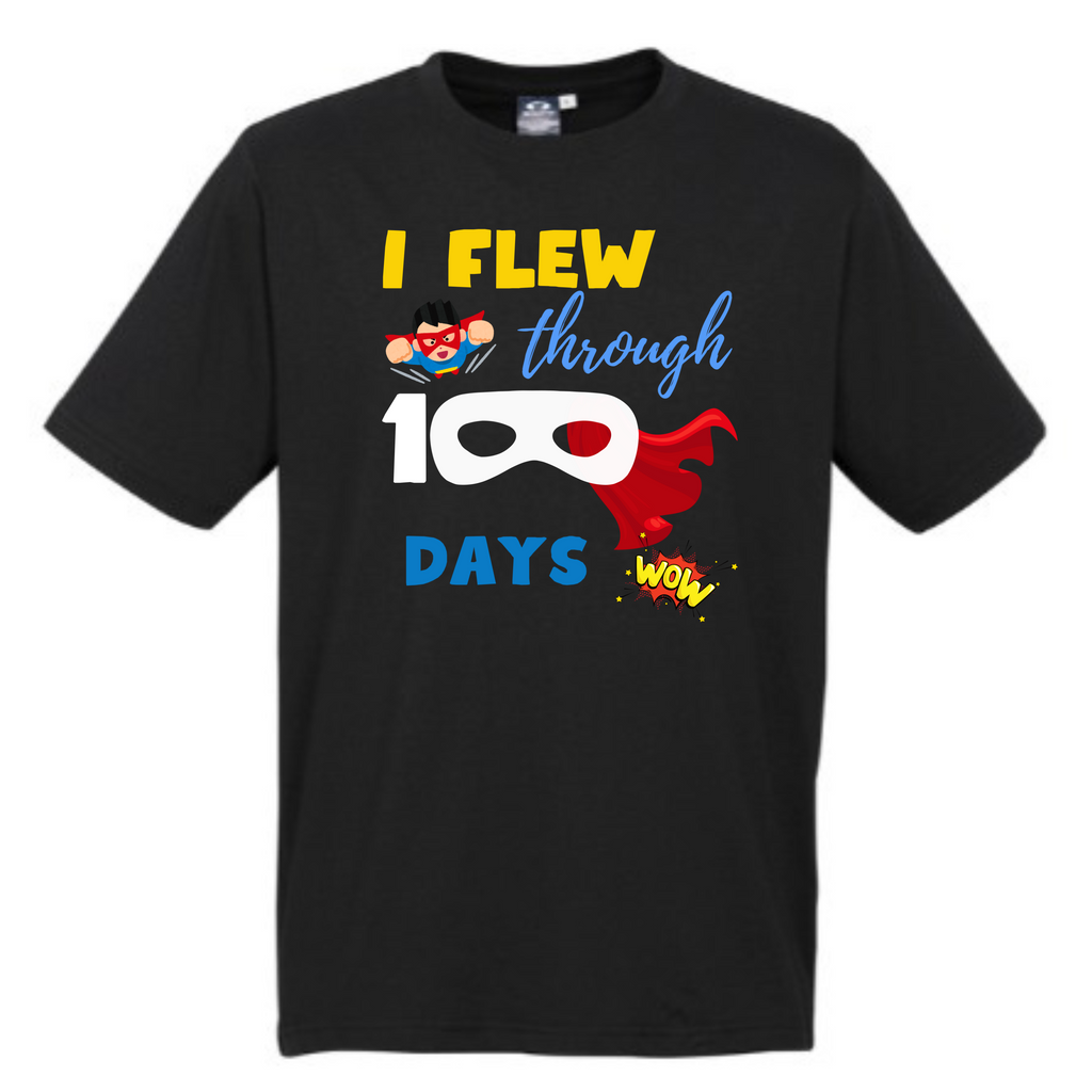 Kid's I Flew through 100 Days t-shirt