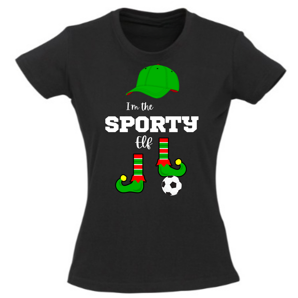 Elf Squad - Christmas Fun t-shirt - I'm the Sporty Elf - Ladies' t-shirt