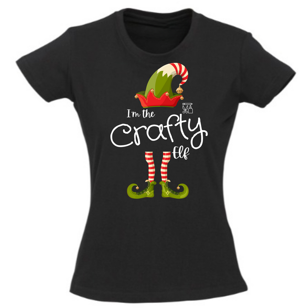 Elf Squad - Christmas Fun t-shirt - I'm the Crafty Elf - Ladies' t-shirt