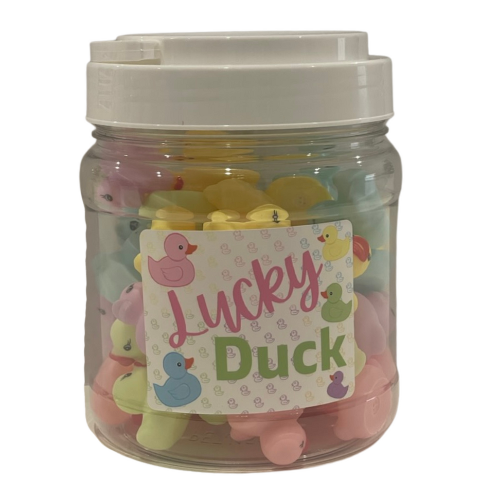 NEW! 32 PASTEL Lucky Ducks - class set of incentive ducks in a home