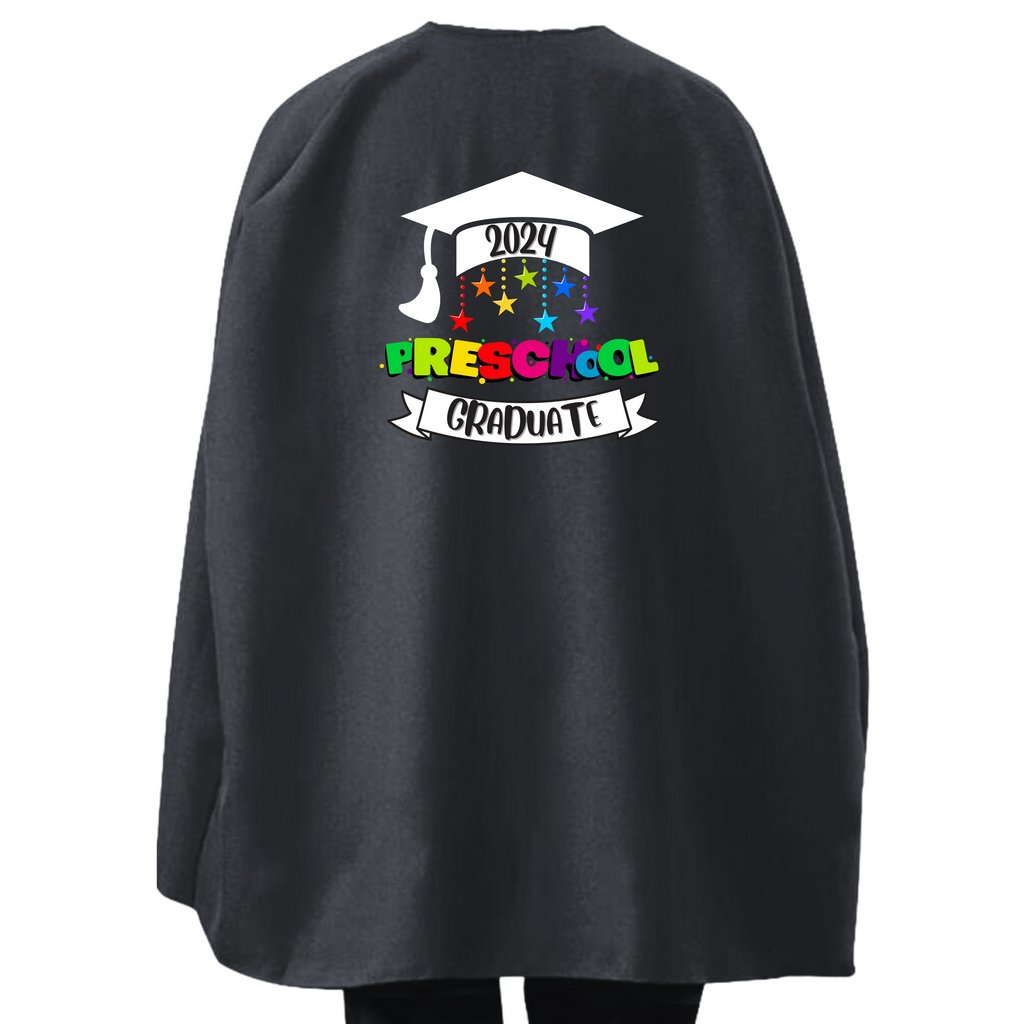 Student Cape - Preschool Graduate 2024 Mortarboard