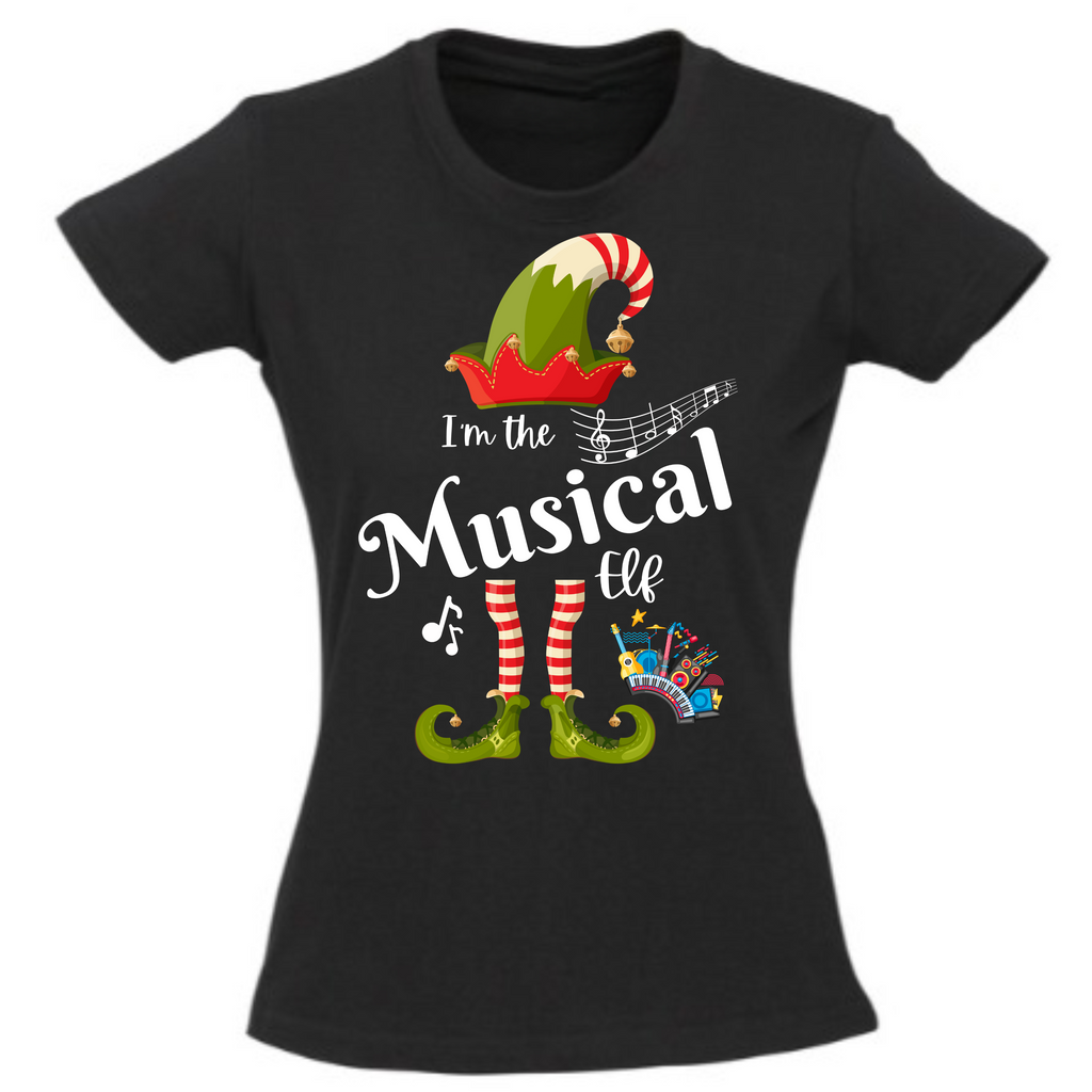 Elf Squad - Christmas Fun t-shirt - I'm the Musical Elf - Ladies' t-shirt