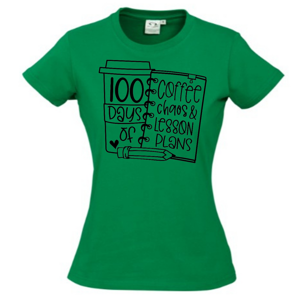 100 Days - Coffee Teacher T-shirt