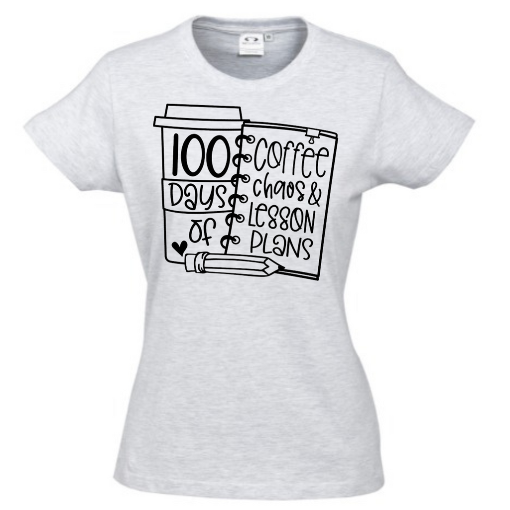 100 Days - Coffee Teacher T-shirt