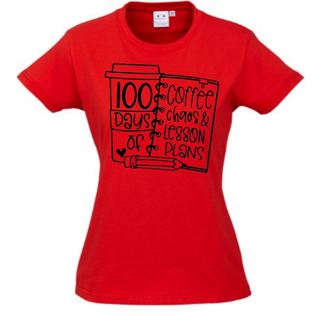 100 Days - Coffee Teacher T-shirt