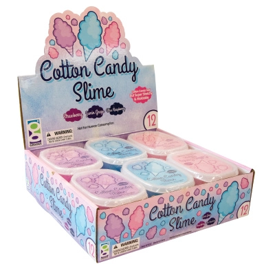 Cotton Candy Slime 3 Pack of Box of 12