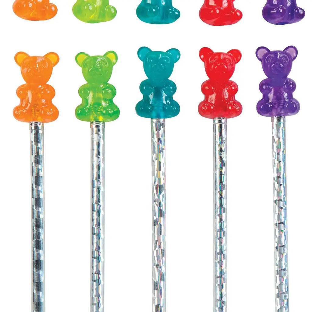 Scented Gummy Bears Pencil Toppers Mixed Pack