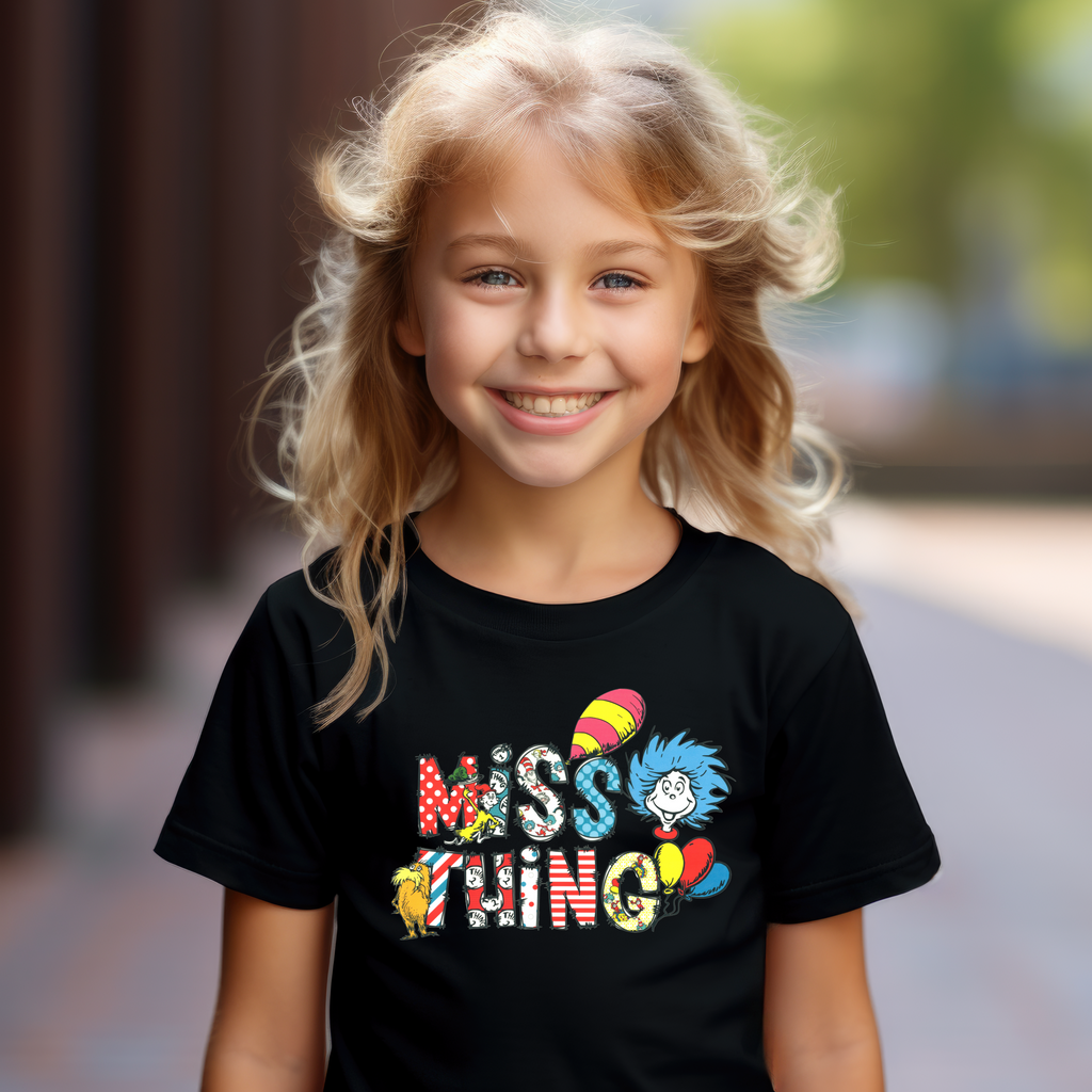 Kid's Book Week - Reading is Magic - Miss Thing T-shirt