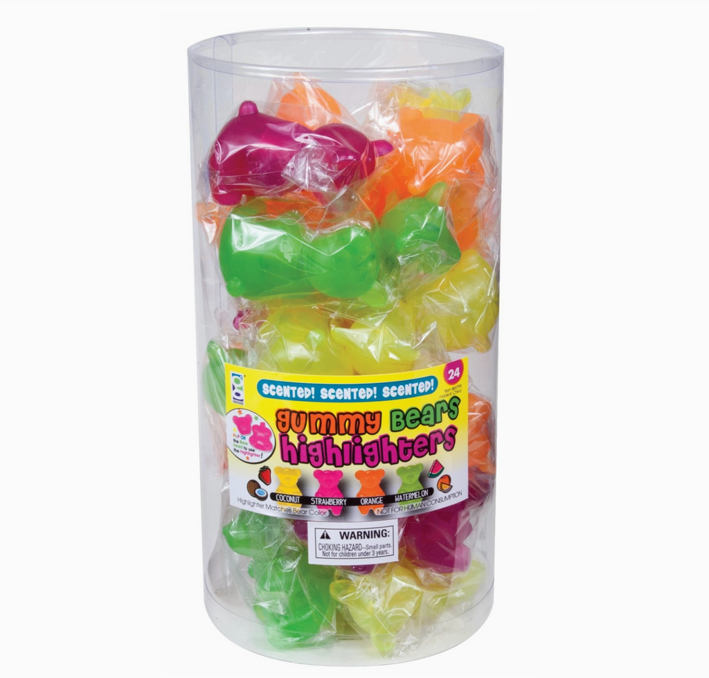 Scented Gummy Bears Highlighters Mixed Pack