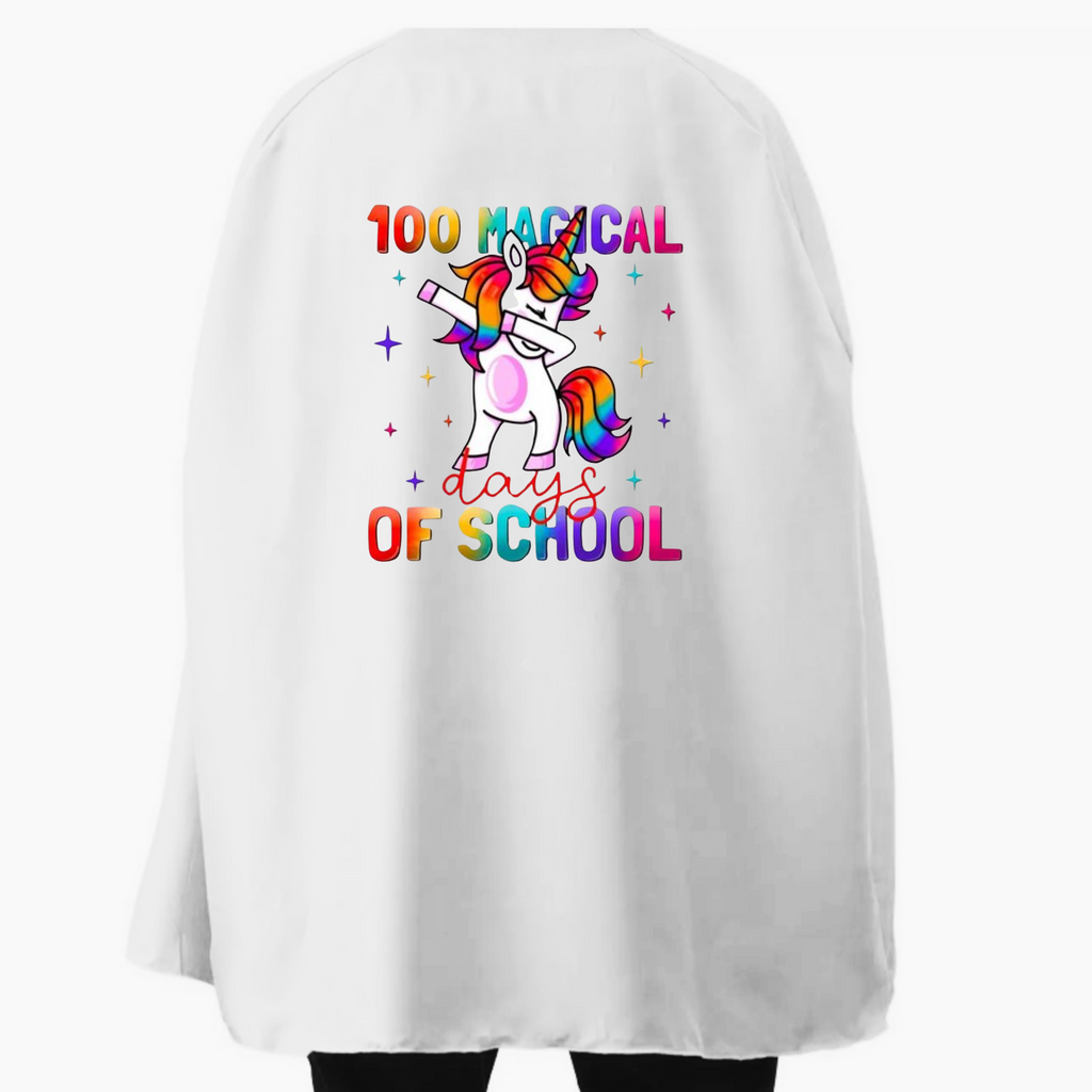 Student or Teacher Cape - 100 Magical Days of School