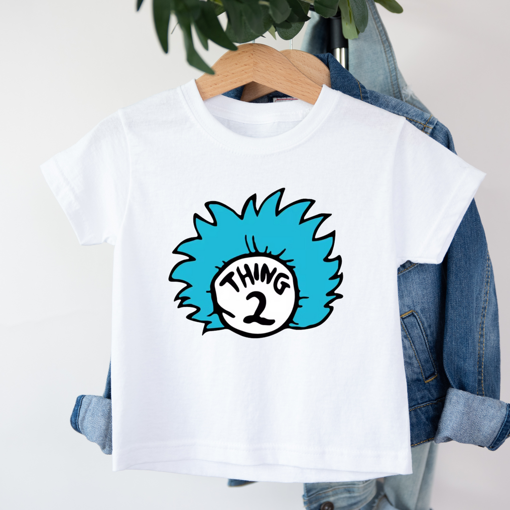 Kid's Book Week - Reading is Magic - Thing 2 t-shirt