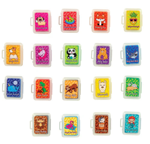 18 Pack Totally Adorkable Scented Kneaded Erasers