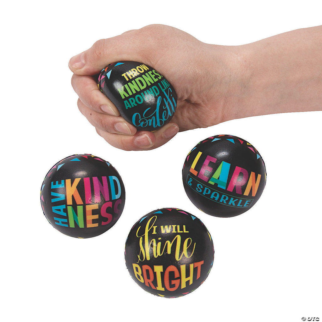 6 x Confetti Class Stress Balls