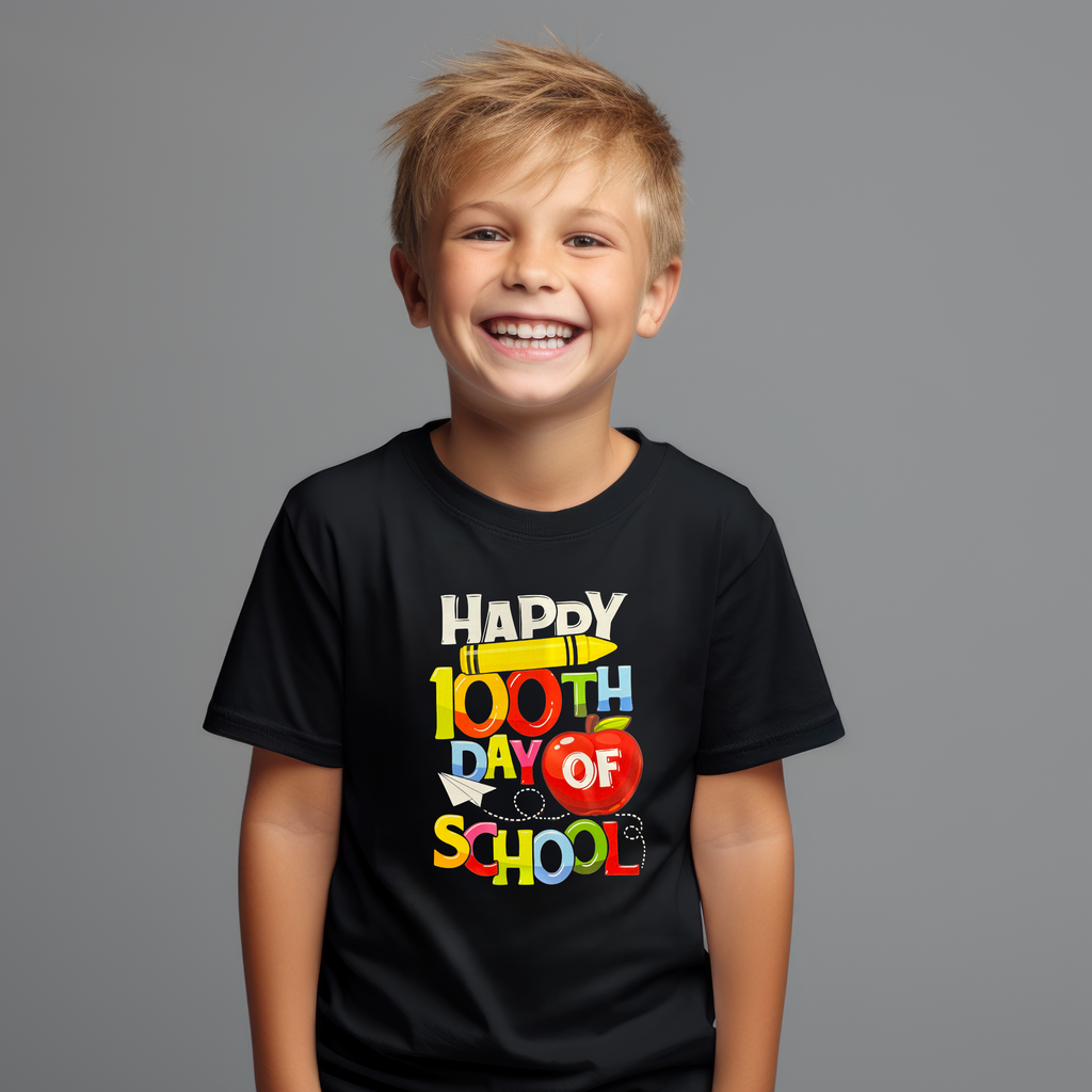 Kid's Happy 100th Day of School Sharp t-shirt