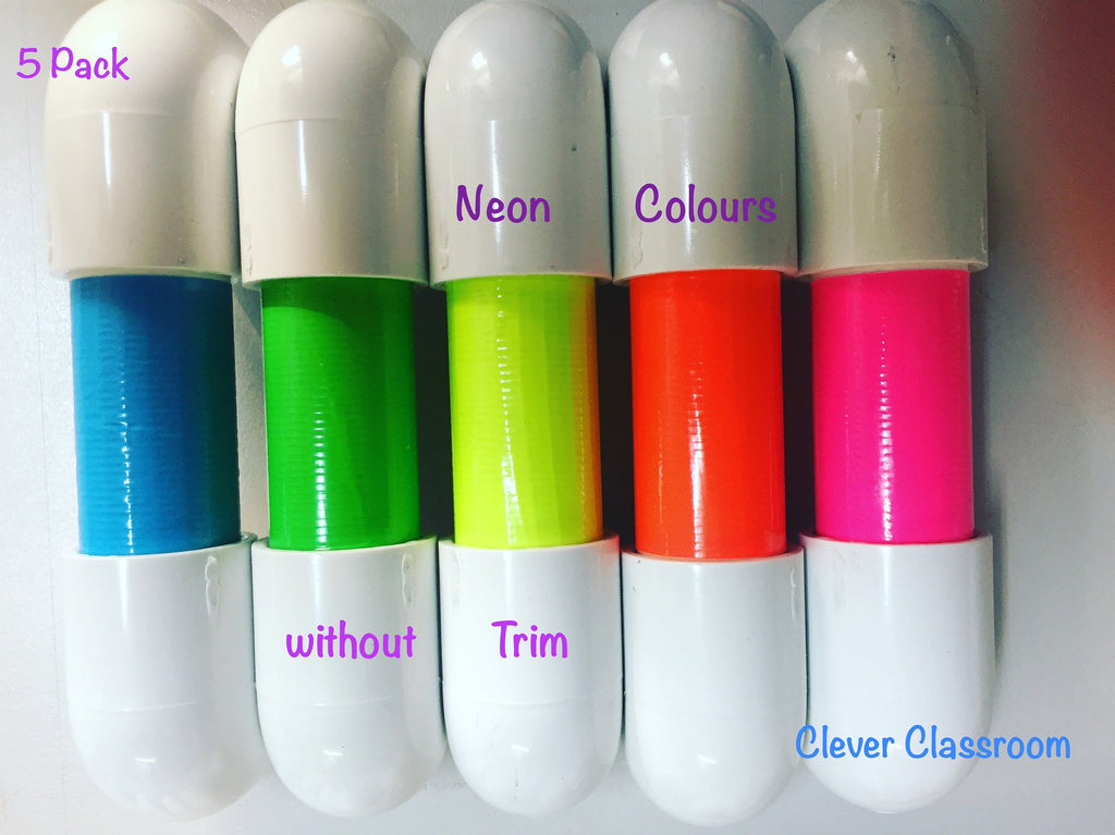 15 Pack Neon Colours Whisper Phones - Phonic Phones - Reading Phones - Individual or sets - classroom/teacher resource