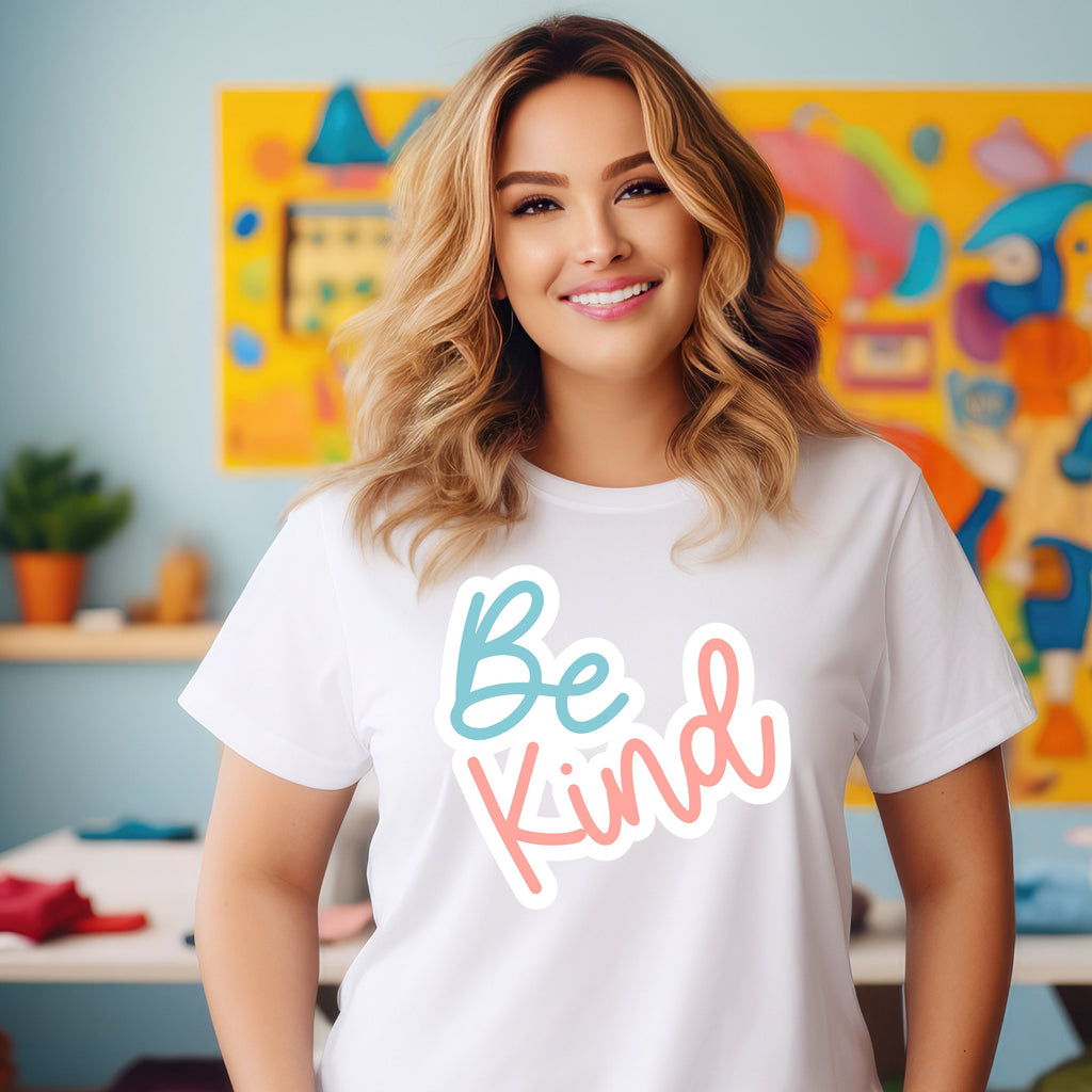 Teacher T-shirt - Be Kind - Black or White