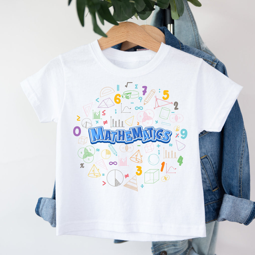 Kid's T-shirt - Maths Days - Mathematics - Black or White