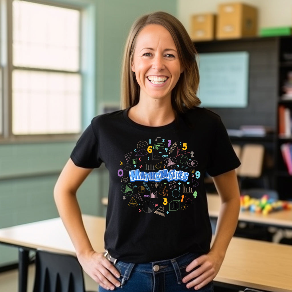 Teacher T-shirt - Maths Day - Mathematics Busy - Black or White