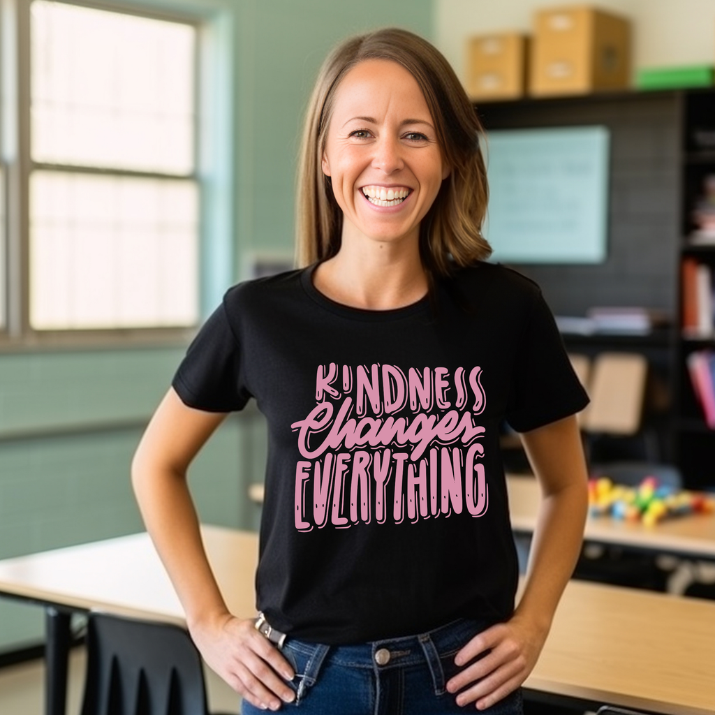 Kindness Changes Everything Teacher T-shirt