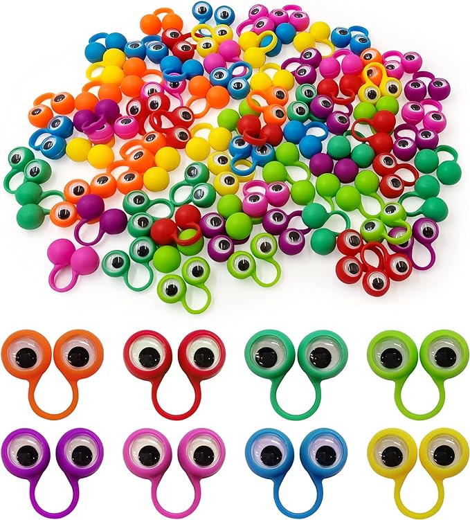 5cm Large Googly Eyes Finger Puppets Peepers Classroom reading toy