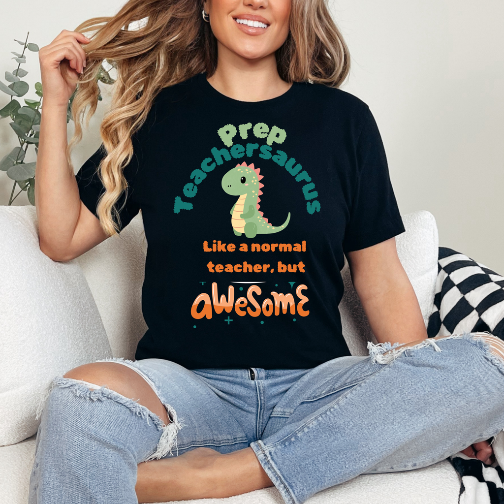 Prep Teachersaurus Teacher T-shirt