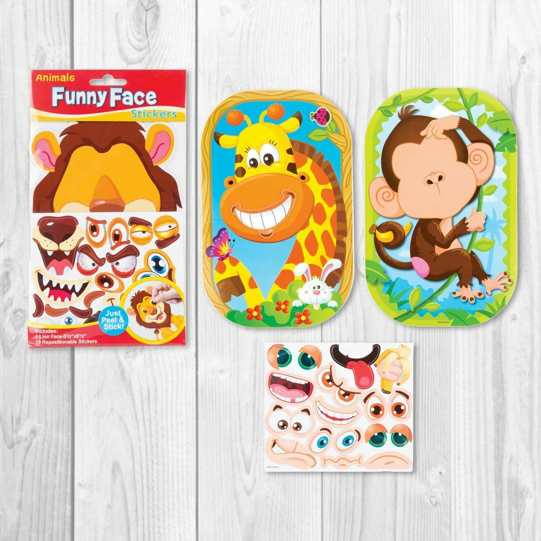 funny face stickers