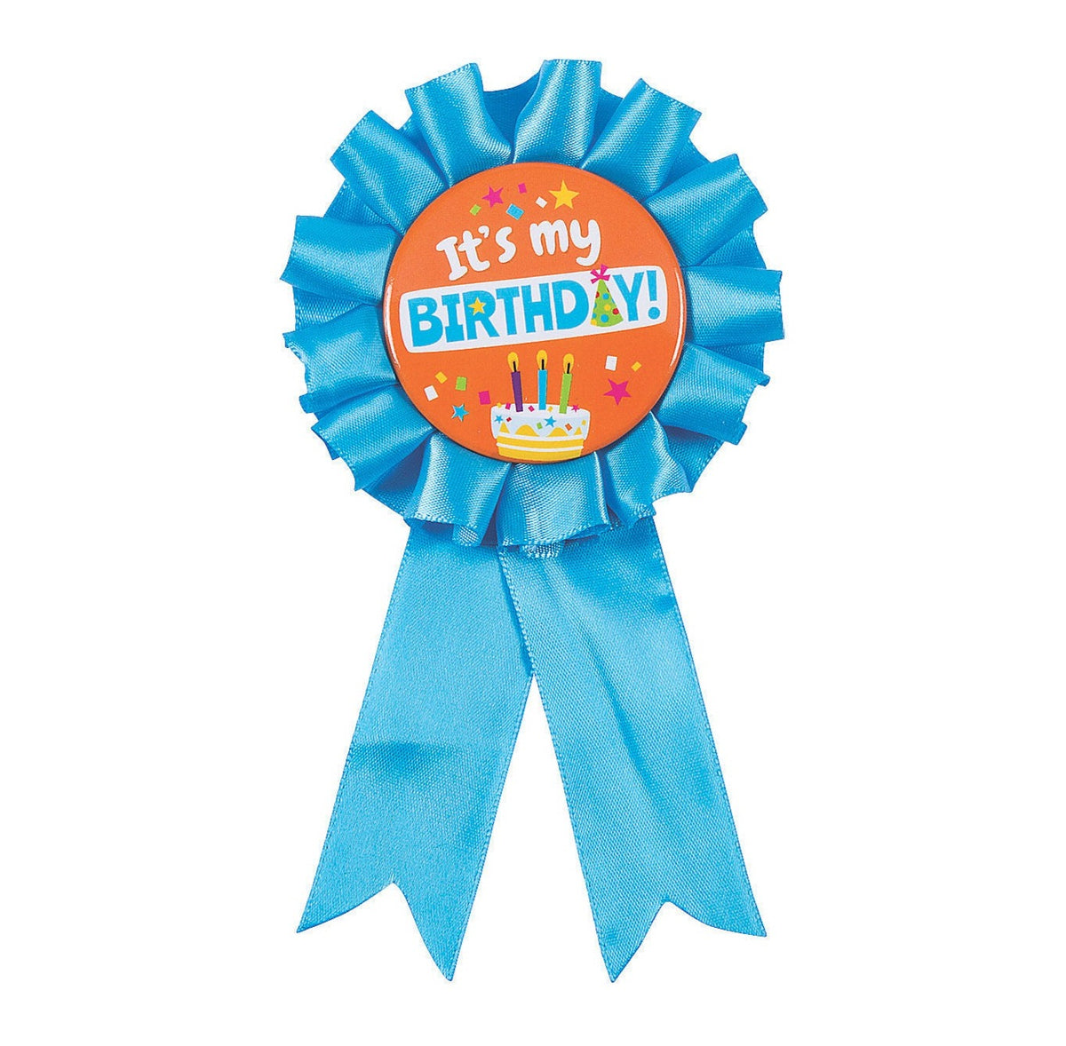 NEW!! It's My Birthday Bright Birthday Badges 12 Pack