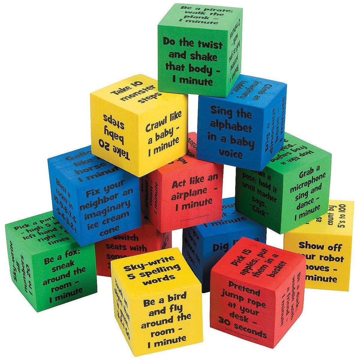 Classroom Brain Break Activity Dice